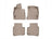 WeatherTech DigitalFit Floor Liners for Mercedes-Benz [Covers Front & Rear Row, Tan] | 45571-1-2