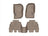 WeatherTech DigitalFit Floor Liners for Wrangler/Wrangler JK [Covers Front & Rear Row, Tan] | 45573-1-2