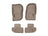 WeatherTech DigitalFit Floor Liners for Wrangler/Wrangler JK [Covers Front & Rear Row, Tan] | 45573-1-3