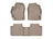 WeatherTech DigitalFit Floor Liners for 2016 2015 2014 Toyota Corolla [Covers Front & Rear Row, Tan] | 45580-1-2