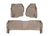 WeatherTech DigitalFit Floor Liners for F-250 Super Duty/F-350 Super Duty [Covers Front & Rear Row, Tan] | 455841-453052