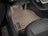 WeatherTech DigitalFit Floor Liners for 2019 2018 2017 2016 2015 2014 Chevrolet Corvette [Covers Front Row, Tan] | 455891