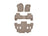 WeatherTech DigitalFit Floor Liners for Tahoe/Yukon [Covers Front & Both Rear Rows, Tan] | 45607-1-2-7