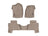 WeatherTech DigitalFit Floor Liners for 2020 2019 2018 2017 2016 2015 Cadillac Escalade ESV [Covers Front & Rear Row, Tan] | 456071-456942