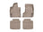 WeatherTech DigitalFit Floor Liners for 2016 2015 2014 Maserati Quattroporte [Covers Front & Rear Row, Tan] | 456101-455654