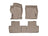 WeatherTech DigitalFit Floor Liners for 2015 2014 Honda Civic [Covers Front & Rear Row, Tan] | 456311-453732