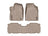 WeatherTech DigitalFit Floor Liners for 2019 2018 2017 2016 2015 2014 Toyota Highlander [Covers Front & Rear Row, Tan] | 45632-1-2