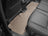WeatherTech DigitalFit Floor Liners for 2019 2018 2017 2016 2015 2014 Toyota Highlander [Covers Rear (2nd) Row, Tan] | 456322