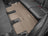 WeatherTech DigitalFit Floor Liners for 2019 2018 2017 2016 2015 2014 Toyota Highlander [Covers Rear (2nd) Row, Tan] | 456323