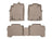 WeatherTech DigitalFit Floor Liners for 2015 2014 2013 2012 Toyota Tacoma [Covers Front & Rear Row, Tan] | 456551-450213