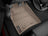 WeatherTech DigitalFit Floor Liners for 2016 2015 2014 Cadillac ELR [Covers Front Row, Tan] | 456581