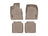 WeatherTech DigitalFit Floor Liners for Equus/K900 [Covers Front & Rear Row, Tan] | 456591-453063