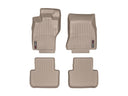 WeatherTech DigitalFit Floor Liners for 2015 2014 2013 Jaguar XF [Covers Front & Rear Row, Tan] | 456601-454462