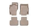 WeatherTech DigitalFit Floor Liners for 2015 2014 2013 Jaguar XF [Covers Front & Rear Row, Tan] | 456601-454463