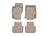 WeatherTech DigitalFit Floor Liners for 2015 2014 2013 Jaguar XF [Covers Front & Rear Row, Tan] | 456601-454463