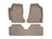 WeatherTech DigitalFit Floor Liners for 2009 2008 2007 2006 2005 Hyundai Tucson [Covers Front & Rear Row, Tan] | 456641-451292