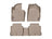 WeatherTech DigitalFit Floor Liners for Sonata/Optima [Covers Front & Rear Row, Tan] | 45666-1-2