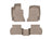 WeatherTech DigitalFit Floor Liners for Mercedes-Benz [Covers Front & Rear Row, Tan] | 45676-1-2