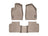 WeatherTech DigitalFit Floor Liners for 2017 2016 2015 Chrysler 200 [Covers Front & Rear Row, Tan] | 45689-1-2