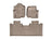 WeatherTech DigitalFit Floor Liners for 2022 2021 2020 2019 2018 2017 2016 2015 Ford F-150 [Covers Front & Rear Row, Tan] | 45697-1-3