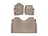 WeatherTech DigitalFit Floor Liners for 2022 2021 2020 2019 2018 2017 2016 2015 Ford F-150 [Covers Front & Rear Row, Tan] | 45697-1-4