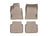 WeatherTech DigitalFit Floor Liners for G80/Genesis [Covers Front & Rear Row, Tan] | 45700-1-2