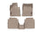 WeatherTech DigitalFit Floor Liners for 2022 2021 2020 2019 2018 2017 Genesis G90 [Covers Front & Rear Row, Tan] | 457001-457382