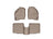 WeatherTech DigitalFit Floor Liners for 2016 2015 Ford Explorer [Covers Front & Rear Row, Tan] | 457041-453592