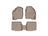 WeatherTech DigitalFit Floor Liners for 2016 2015 Ford Explorer [Covers Front & Rear Row, Tan] | 457041-453594