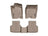 WeatherTech DigitalFit Floor Liners for 2020 2019 2018 2017 2016 2015 Acura TLX [Covers Front & Rear Row, Tan] | 45734-1-2