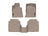 WeatherTech DigitalFit Floor Liners for 2022 2021 2020 2019 2018 2017 Genesis G90 [Covers Front & Rear Row, Tan] | 45738-1-2