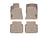 WeatherTech DigitalFit Floor Liners for G80/Genesis [Covers Front & Rear Row, Tan] | 457381-457002