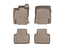 WeatherTech DigitalFit Floor Liners for 2019 2018 2017 2016 2015 2014 2013 Jaguar XJ [Covers Front & Rear Row, Tan] | 457541-454473