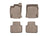 WeatherTech DigitalFit Floor Liners for 2019 2018 2017 2016 2015 2014 2013 Jaguar XJ [Covers Front & Rear Row, Tan] | 457541-454473