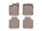 WeatherTech DigitalFit Floor Liners for 2019 2018 2017 2016 2015 2014 2013 Jaguar XJ [Covers Front & Rear Row, Tan] | 457541-454474
