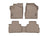 WeatherTech DigitalFit Floor Liners for 2017 2016 2015 Nissan Murano [Covers Front & Rear Row, Tan] | 45756-1-2