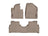 WeatherTech DigitalFit Floor Liners for 2020 2019 2018 2017 2016 Kia Sorento [Covers Front & Rear Row, Tan] | 45770-1-2