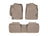 WeatherTech DigitalFit Floor Liners for 2017 2016 2015 Toyota Camry [Covers Front & Rear Row, Tan] | 457881-454002
