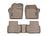 WeatherTech DigitalFit Floor Liners for 2019 2018 2017 2016 2015 Land Rover Discovery Sport [Covers Front & Rear Row, Tan] | 45796-1-2