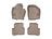 WeatherTech DigitalFit Floor Liners for 2007 2006 Volkswagen Passat [Covers Front & Rear Row, Tan] | 458191-451672