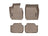 WeatherTech DigitalFit Floor Liners for BMW [Covers Front & Rear Row, Tan] | 458231-454103