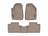 WeatherTech DigitalFit Floor Liners for 2021 2020 2019 Jeep Cherokee [Covers Front & Rear Row, Tan] | 458331-4516232