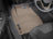 WeatherTech DigitalFit Floor Liners for 2021 2020 2019 2018 2017 2016 2015 Jeep Cherokee [Covers Front Row, Tan] | 458331