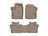 WeatherTech DigitalFit Floor Liners for 2022 2021 2020 2019 2018 2017 2016 Honda Pilot [Covers Front & Rear Row, Tan] | 45839-1-2