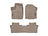 WeatherTech DigitalFit Floor Liners for 2022 2021 2020 2019 2018 2017 2016 Honda Pilot [Covers Front & Rear Row, Tan] | 45839-1-5