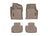 WeatherTech DigitalFit Floor Liners for 2021 2020 2019 2018 2017 2016 Jaguar XF [Covers Front & Rear Row, Tan] | 458641-4510032