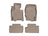 WeatherTech DigitalFit Floor Liners for INFINITI [Covers Front & Rear Row, Tan] | 458681-451552