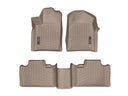 WeatherTech DigitalFit Floor Liners for Durango/Grand Cherokee [Covers Front & Rear Row, Tan] | 458751-453242