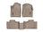 WeatherTech DigitalFit Floor Liners for Durango/Grand Cherokee [Covers Front & Rear Row, Tan] | 458751-453242