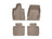 WeatherTech DigitalFit Floor Liners for 2019 2018 2017 2016 Maserati Quattroporte [Covers Front & Rear Row, Tan] | 458831-455652